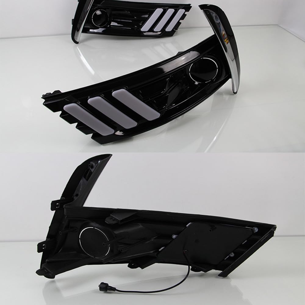 2Pcs LED Daytime Running Light & Turn Signal Fog Light – Toyota Corolla Altis 2017–2018