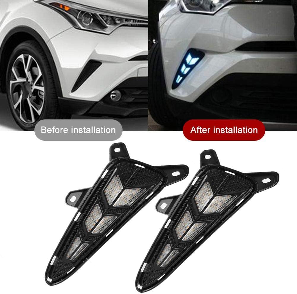 LED Daytime Running Lights – Arrow Style (Dual-Color) | Fits Toyota C-HR 2016–2019