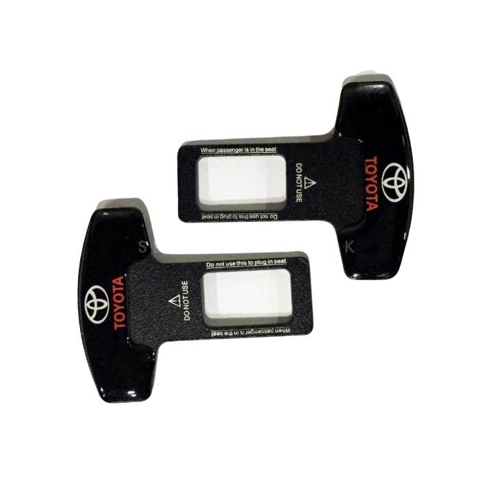 Universal Car Seat Belt Warning Canceler Clips – Buckle Alarm Stopper (2 Pcs)