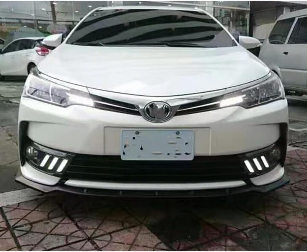 2Pcs LED Daytime Running Light & Turn Signal Fog Light – Toyota Corolla Altis 2017–2018