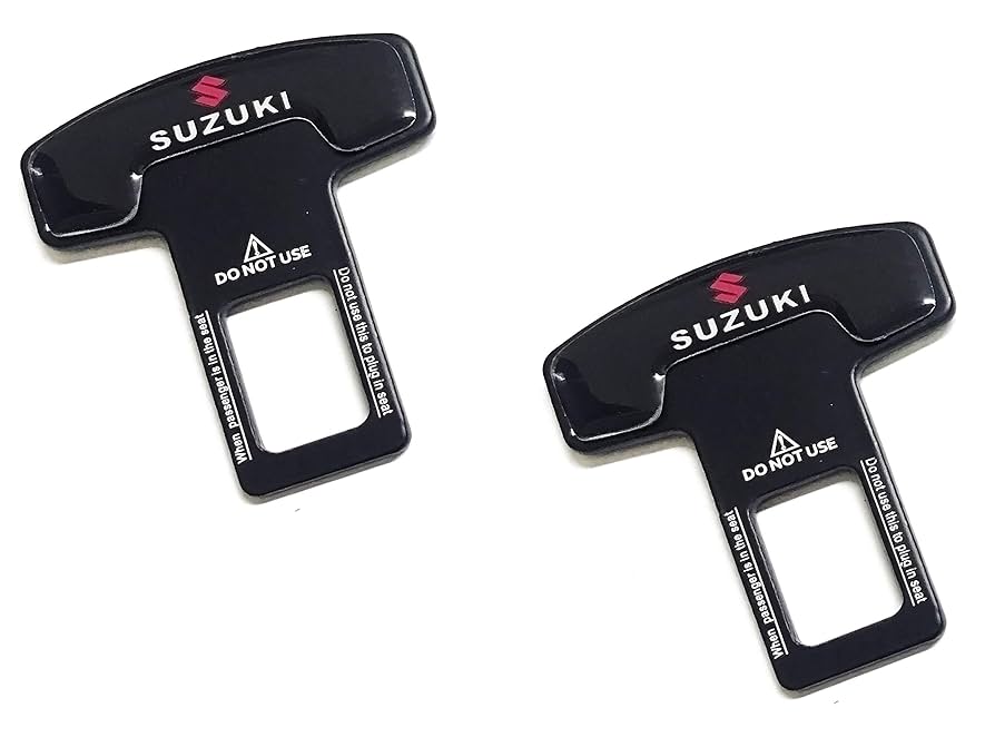 Universal Car Seat Belt Warning Canceler Clips – Buckle Alarm Stopper (2 Pcs)