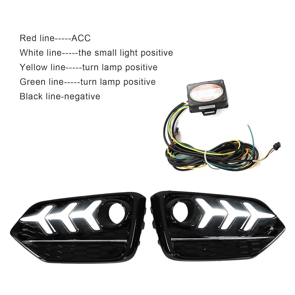 Arrow-Style LED Fog Light Covers – Honda Civic 2017–2020