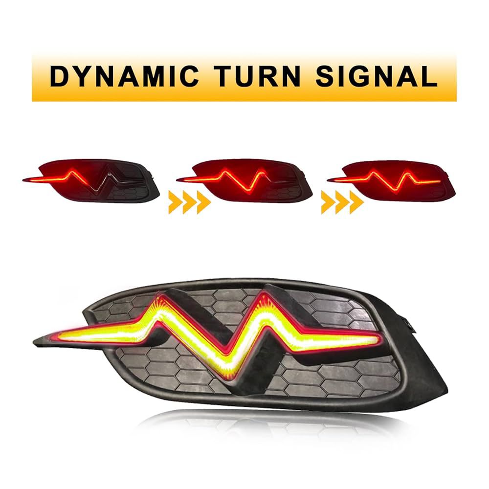 Heartbeat-Style LED Rear Bumper Light – Honda Civic 2017–2021