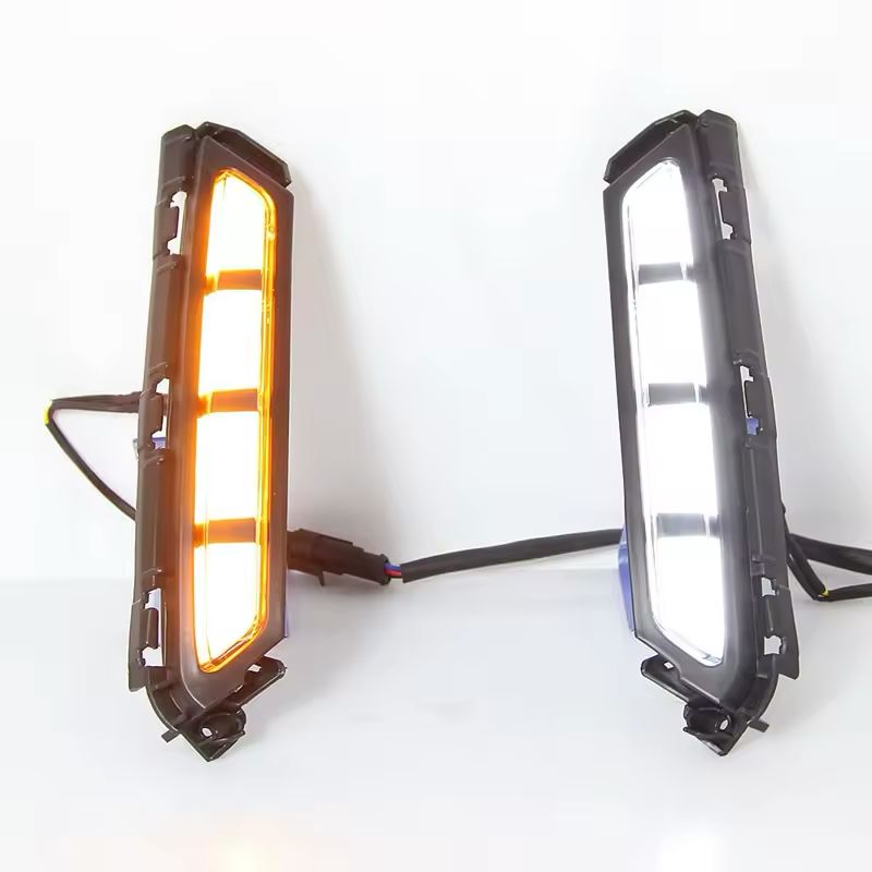 2-Piece LED Daytime Running Lights with Turn Signal – Hyundai Elantra 2019–2020