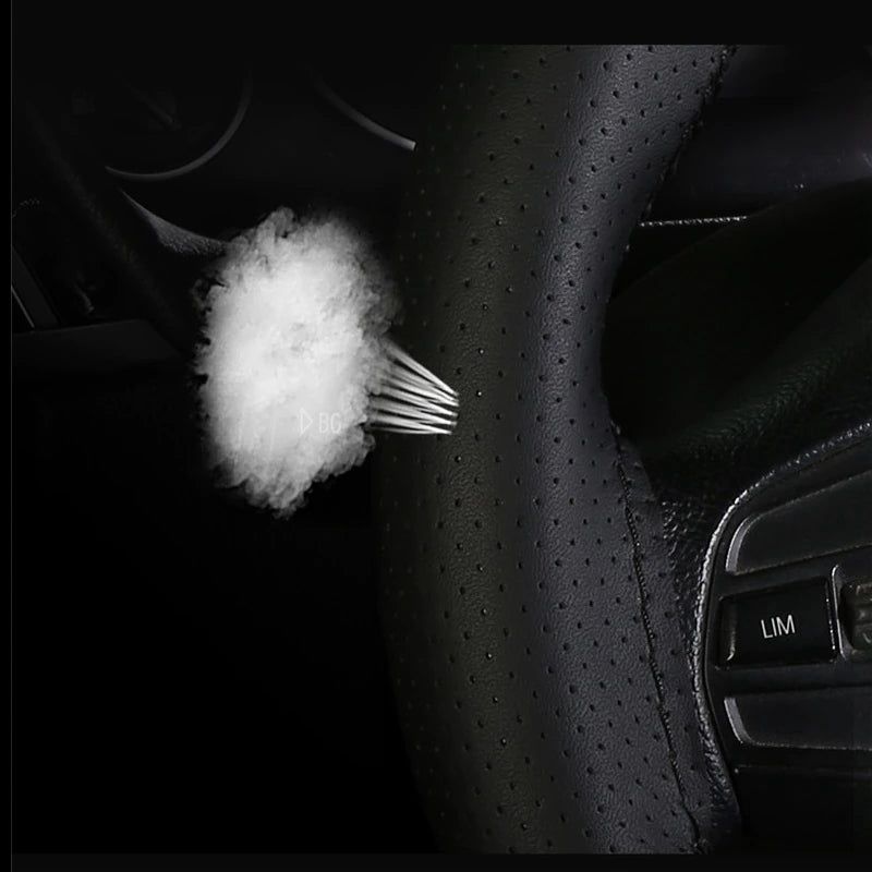 Carbon Fiber Hand Stitched Steering Wheel Cover – Premium Grip & Style
