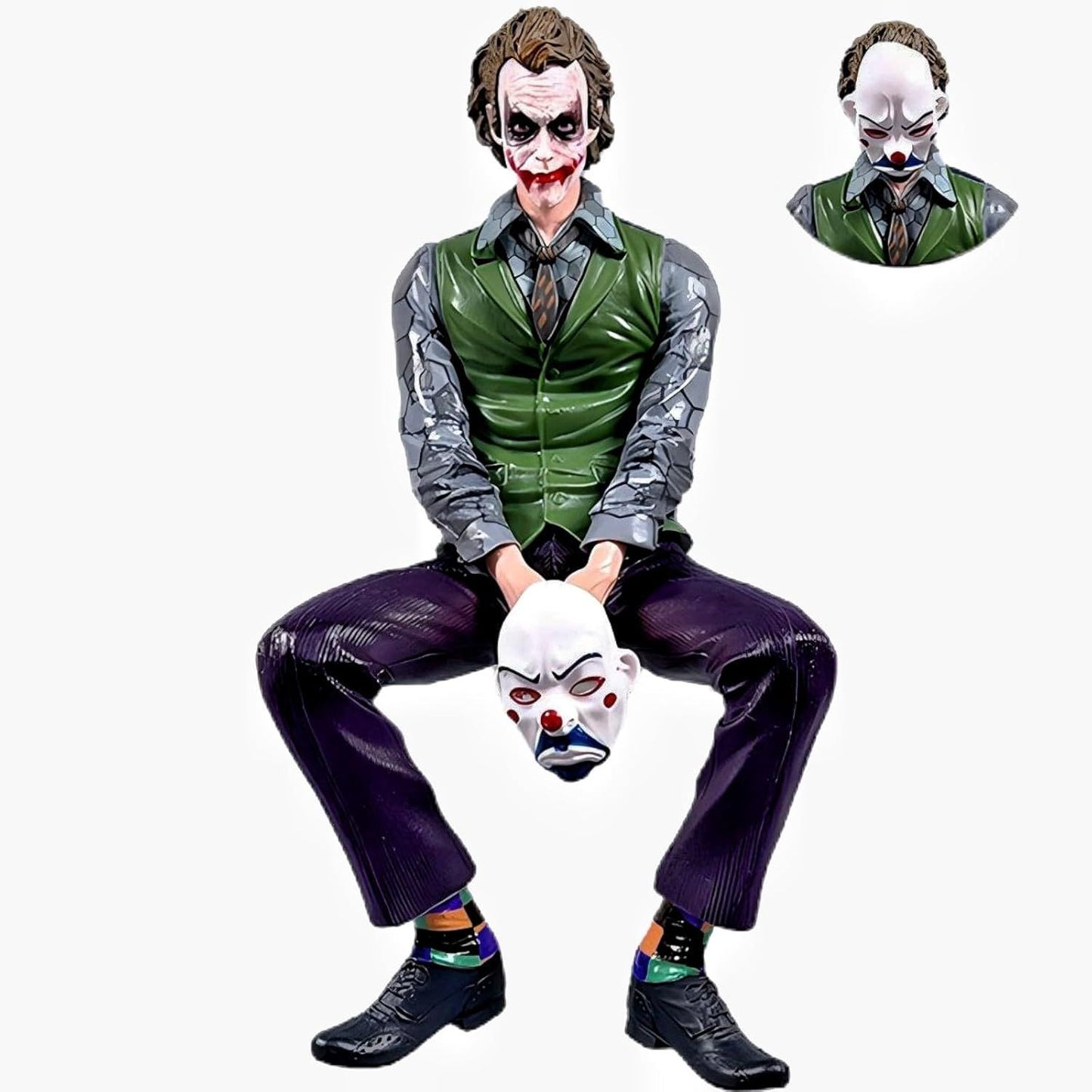 D-11 Universal Cool Resin Car Joker Statue – Large Interior Decoration Accessory (1 Pc)