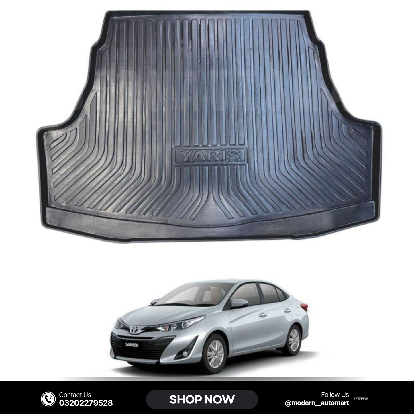 Toyota Yaris Trunk Tray Mat