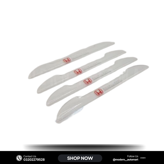 Transparent Car Door Guard – High Quality Rubber Edge Protector (4 Pcs Set)