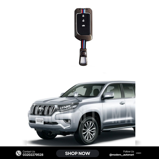 Toyota Prado FJ150 2018–2023 Key Cover with Metal Shell
