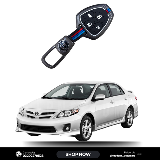 Toyota Corolla 2008–2012 Protective Zinc Alloy Remote Key Cover