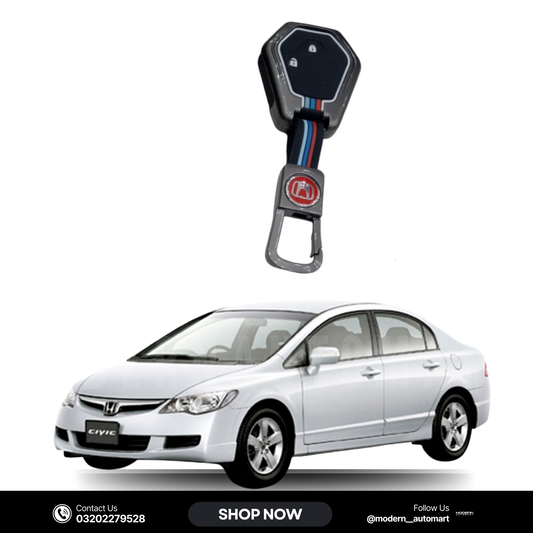 Honda Civic Reborn 2008–2012 Protective Zinc Alloy Remote Key Cover