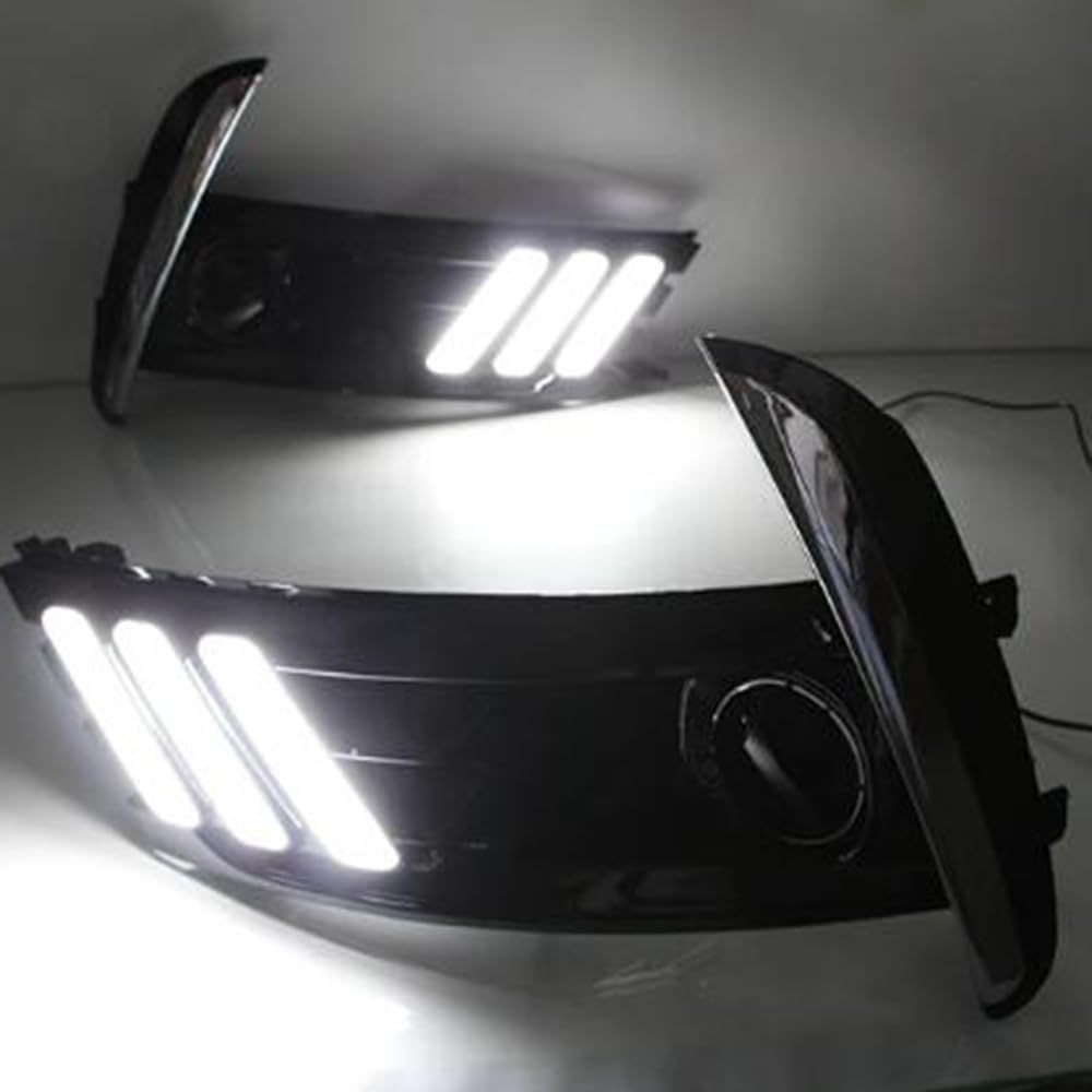 2Pcs LED Daytime Running Light &amp; Turn Signal Fog Light – Toyota Corolla Altis 2017–2018