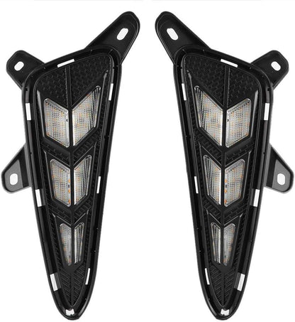 LED Daytime Running Lights – Arrow Style (Dual-Color) | Fits Toyota C-HR 2016–2019