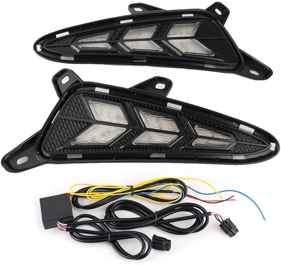 LED Daytime Running Lights – Arrow Style (Dual-Color) | Fits Toyota C-HR 2016–2019