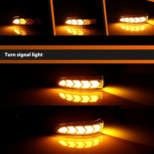 Sequential White-Amber LED Side Mirror Indicator Lights – Toyota Aqua, Passo, Vitz, Corolla (All Models)