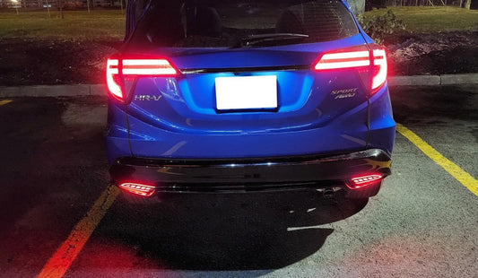 LED Rear Bumper Reflector Lights – Compatible with JDM Honda Vezel 2016–2022