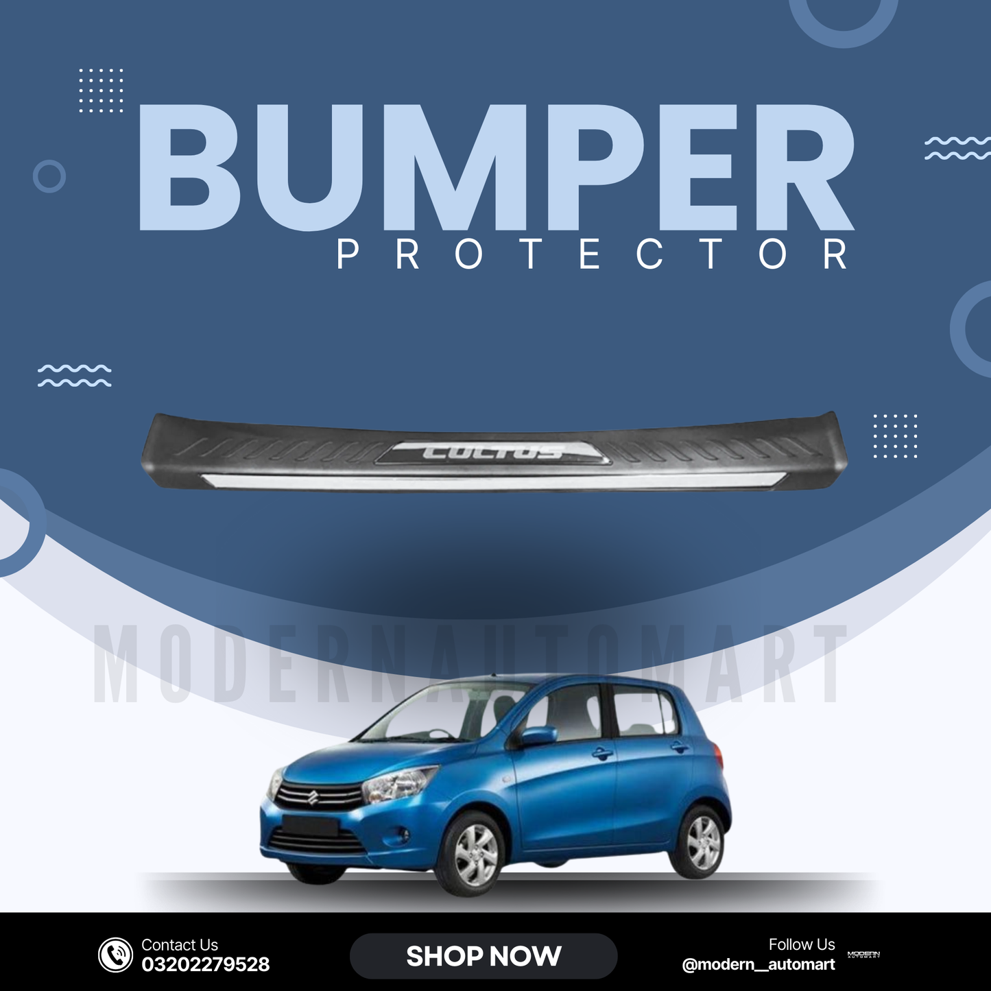 Suzuki Cultus 2017-2019 Rear Bumper Protector