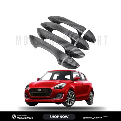 Suzuki Swift New Shape Carbon Fiber Door Handle Covers