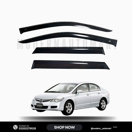Honda Civic Reborn 2006–2012 High Quality TXR Sun Visors – 4 Piece Set