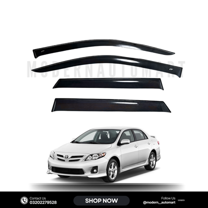 Toyota Corolla 2009–2013 High Quality TXR Sun Visors – 4 Piece Set