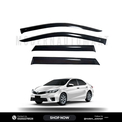Toyota Corolla 2014–2016 High Quality TXR Sun Visors – 4 Piece Set