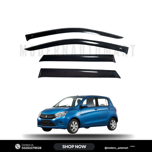 Suzuki Cultus New Shape High Quality TXR Sun Visors with Chrome Lining – 4 Piece Set
