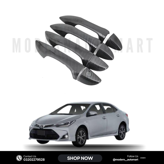Toyota Corolla Grande X Carbon Fiber Door Handle Covers