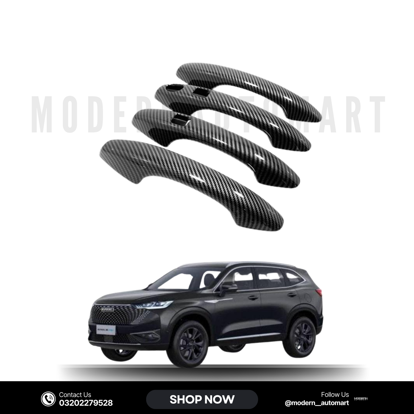 Haval Carbon Fiber Door Handle Covers