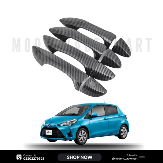 Toyota Vitz 2018 Carbon Fiber Door Handle Covers