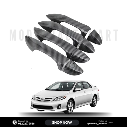 Toyota Corolla 2009–2013 Carbon Fiber Door Handle Covers