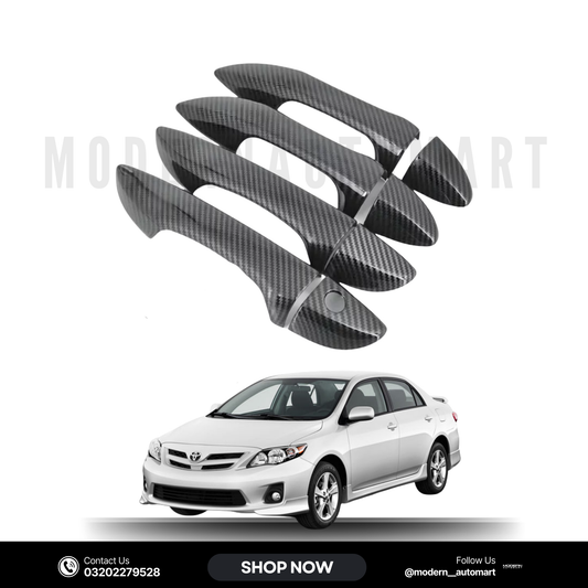 Toyota Corolla 2009–2013 Carbon Fiber Door Handle Covers