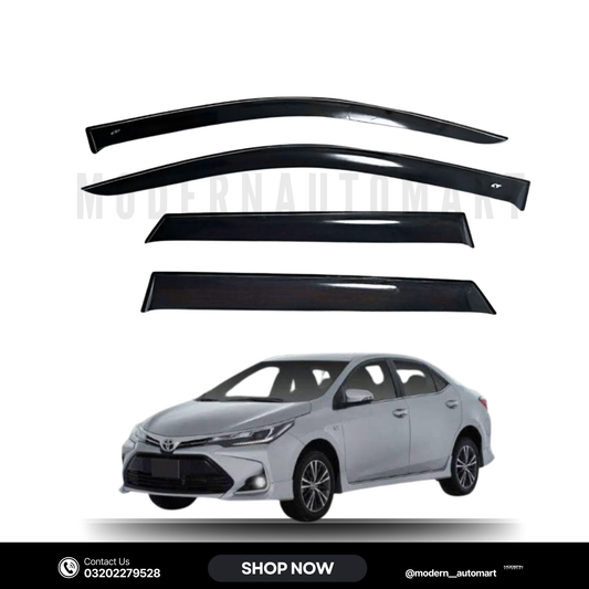 Toyota Corolla Grande X 2021–2025 High Quality TXR Sun Visors – 4 Piece Set