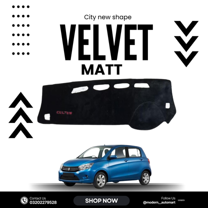 Suzuki Cultus New Shape 2019–2025 High Quality Velvet Dashboard Mat
