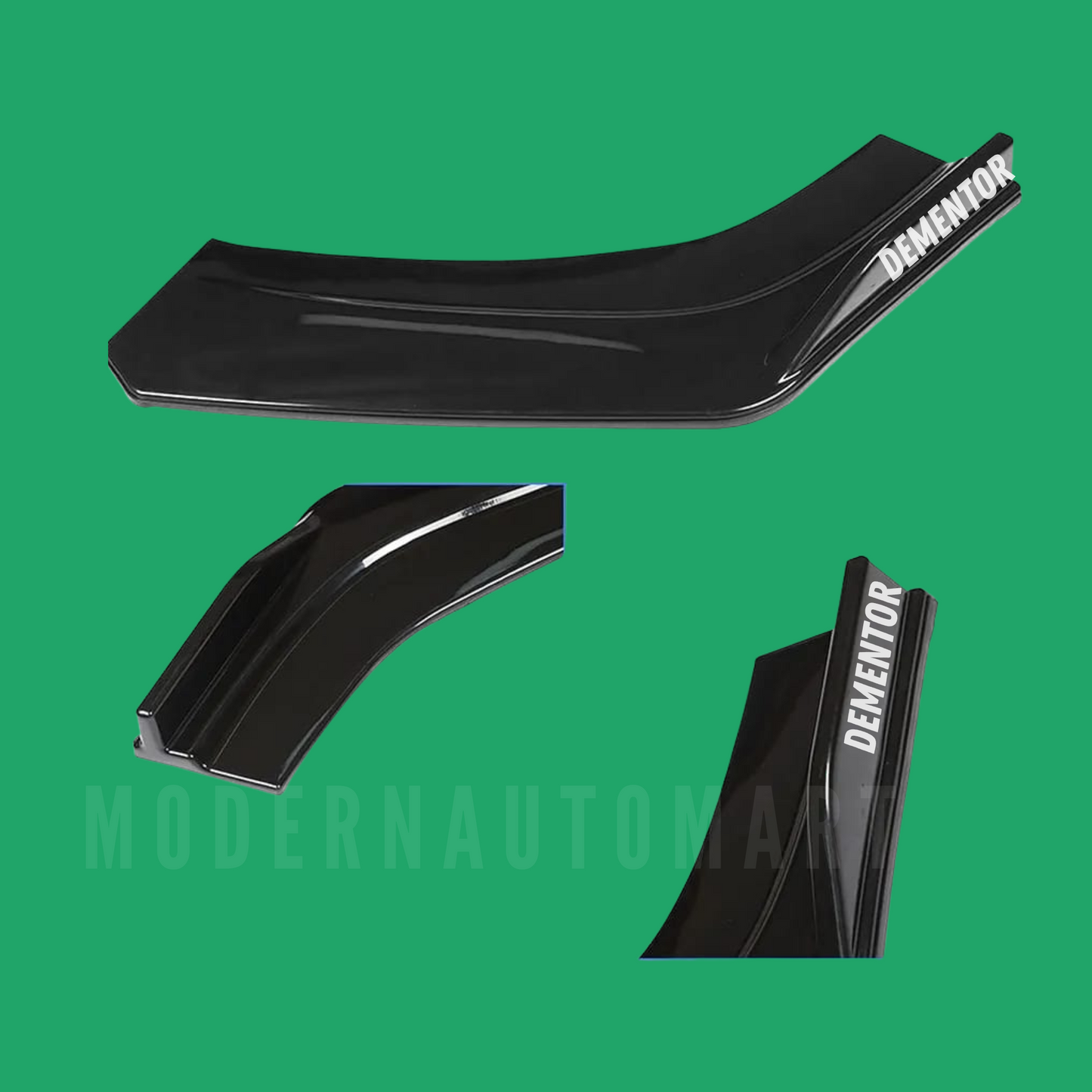 Car Front Bumper Splitter – Spike Special ABS Plastic (4pcs Set)