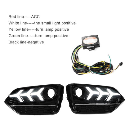 Arrow-Style LED Fog Light Covers – Honda Civic 2017–2020