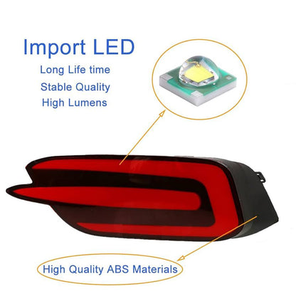 Lava-Style LED Rear Bumper Light – Honda Civic 2016–2021