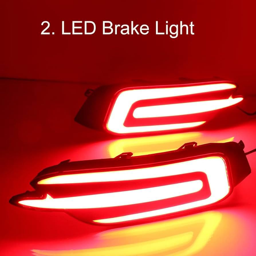 Lava-Style LED Rear Bumper Light – Honda Civic 2016–2021