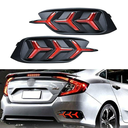 Arrow-Style Rear Bumper LED Light | Fits Honda Civic 2017–2021