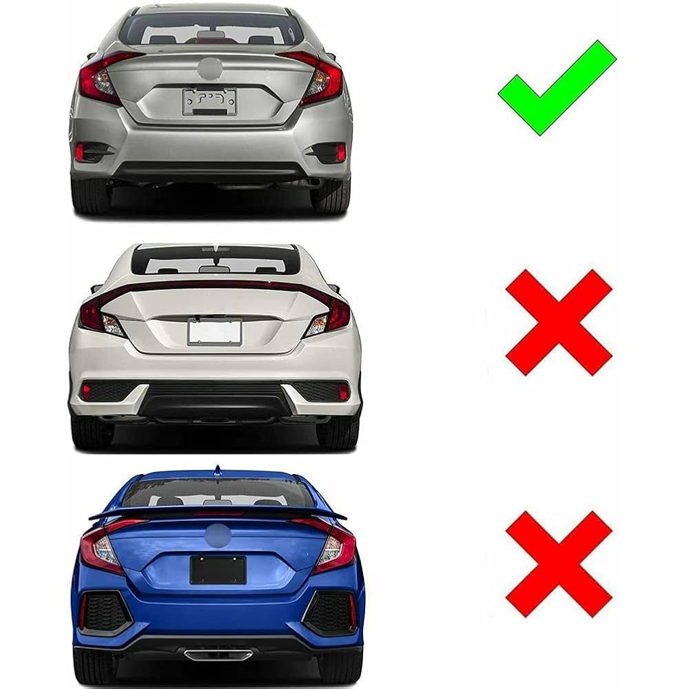 Arrow-Style Rear Bumper LED Light | Fits Honda Civic 2017–2021