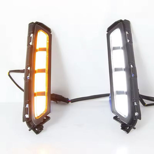 2-Piece LED Daytime Running Lights with Turn Signal – Hyundai Elantra 2019–2020