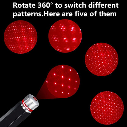 Car Roof Star Atmosphere Light, Romantic LED Star Light-Fits On All Cars