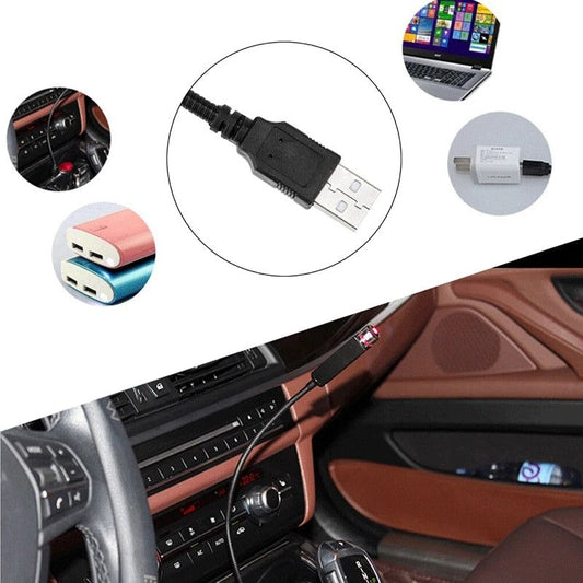 Car Roof Star Atmosphere Light, Romantic LED Star Light-Fits On All Cars