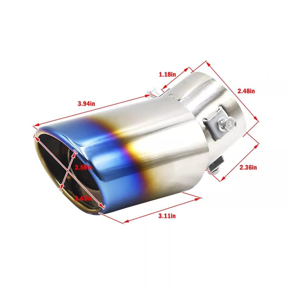 Car Modified Stainless Steel Exhaust Tip-Bent pipes