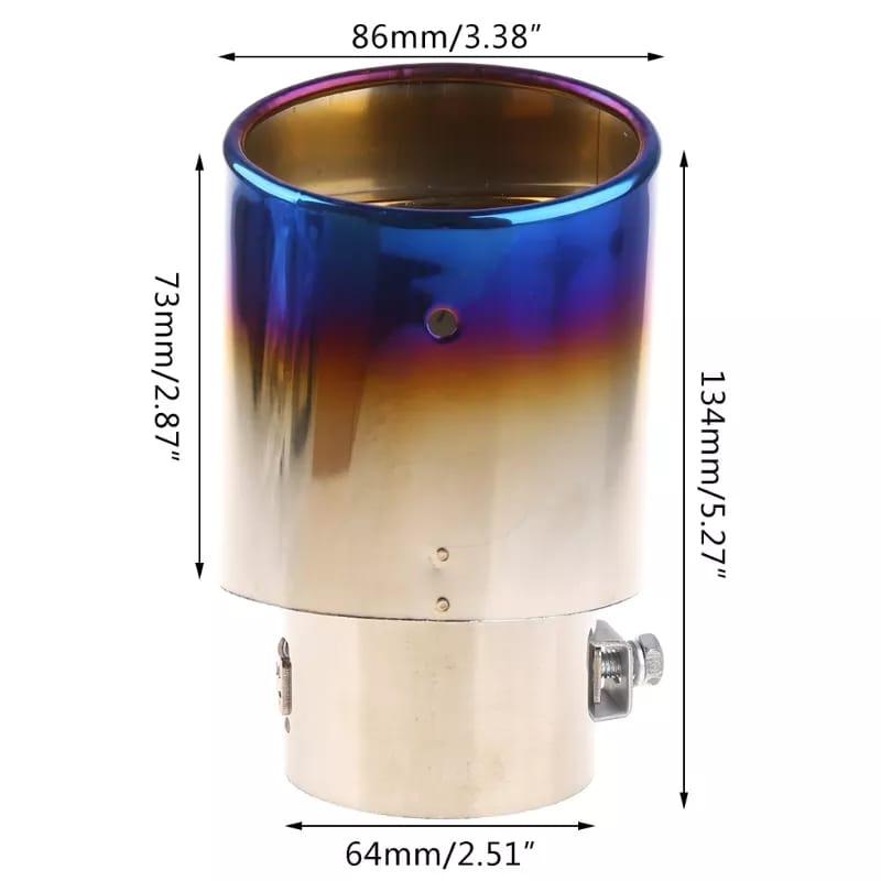 Car Modified Stainless Steel Exhaust Tip-Bent pipes