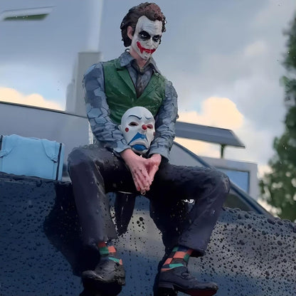 D-11 Universal Cool Resin Car Joker Statue – Large Interior Decoration Accessory (1 Pc)