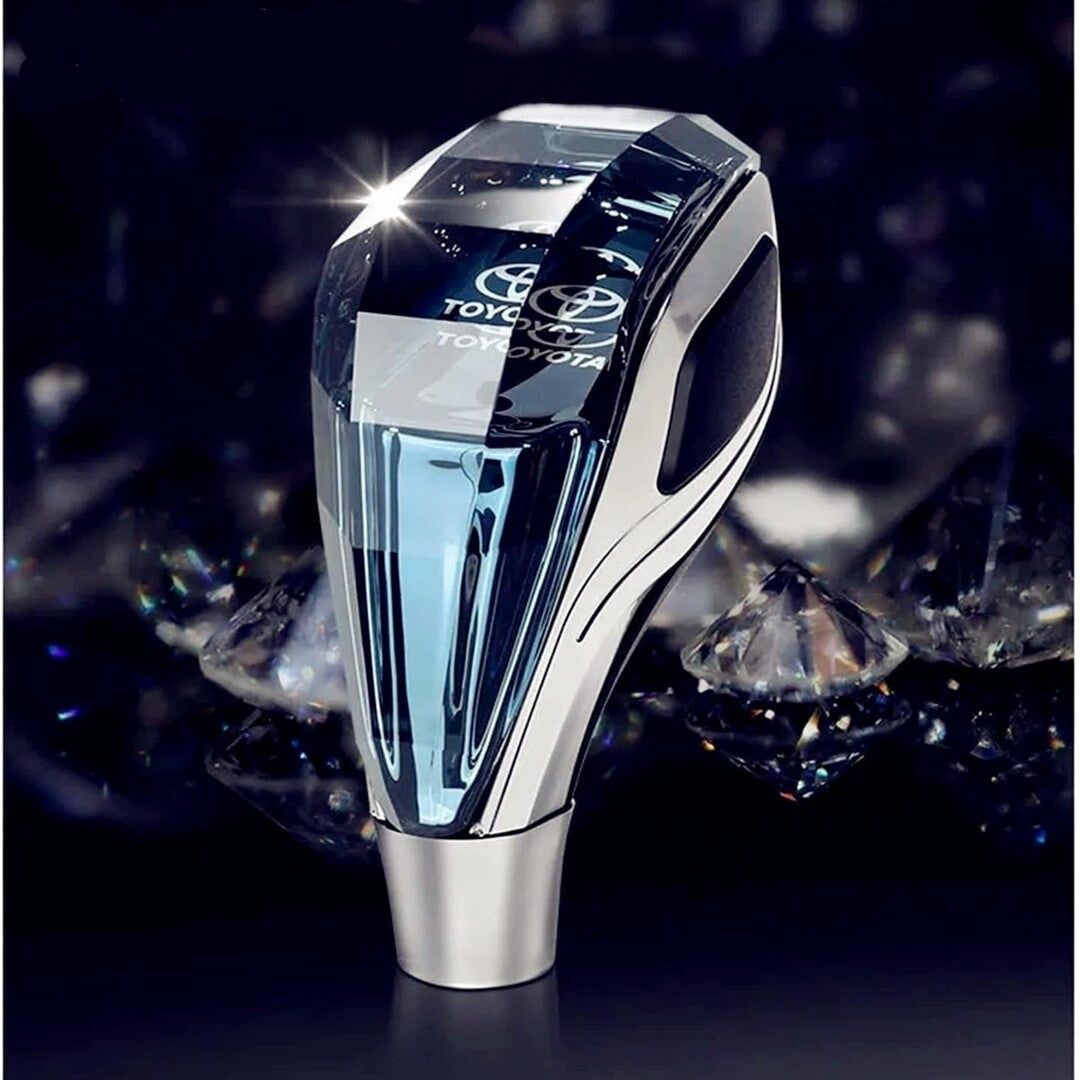 Universal Toyota Crystal Shape LED Gear Knob – Touch Activated Car Handball (1 Pc)