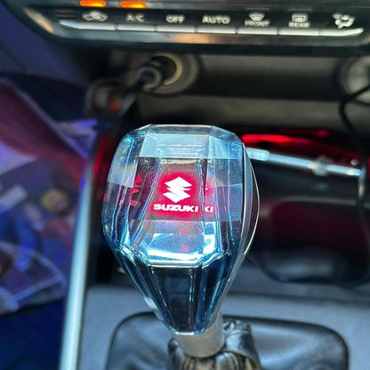 Universal Suzuki Crystal Shape LED Gear Knob – Touch Activated Car Handball (1 Pc)