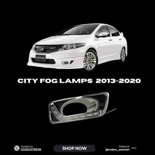LED Fog Lamp Covers – Honda City 2013–2020