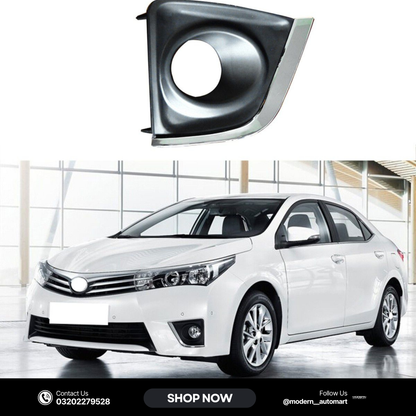Chrome Fog Lamp Covers With Lamp – Toyota Corolla 2015–2016