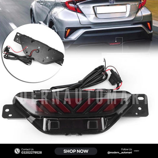 Rear LED Bumper Light / Brake & Fog Lamp – Toyota C-HR 2016–2019